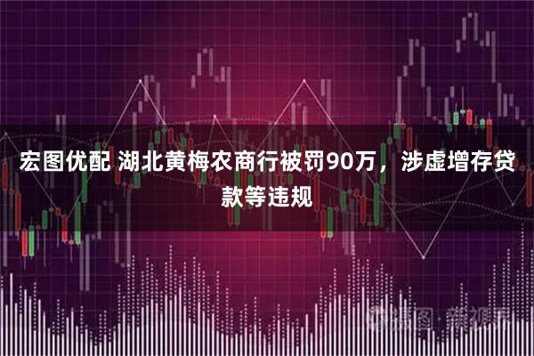 宏图优配 湖北黄梅农商行被罚90万，涉虚增存贷款等违规